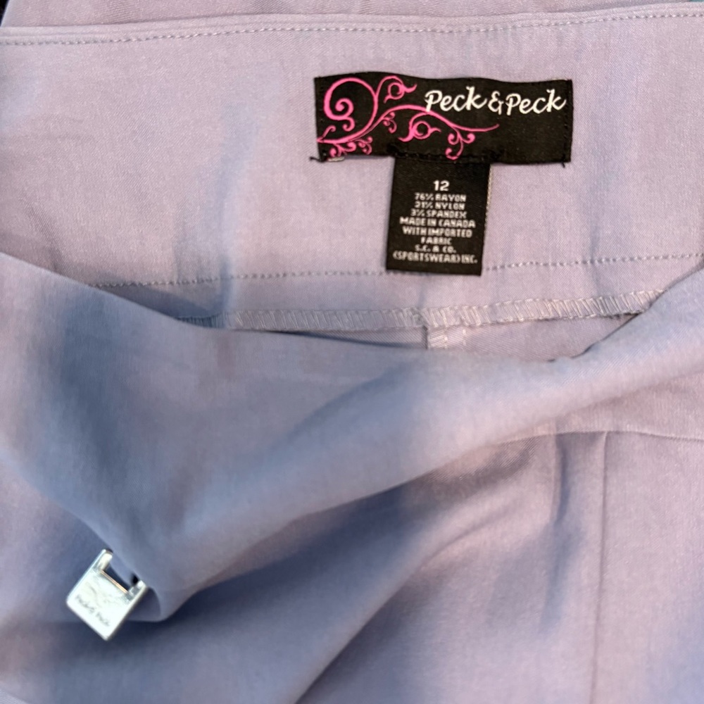 Peck & Peck Lavender Leggings - Picture 2 of 2